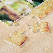 Puzzle Parroses exotiques bleues et rouges (Côté)