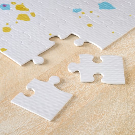 Puzzle Parrot coloré Abstrac (Côté)