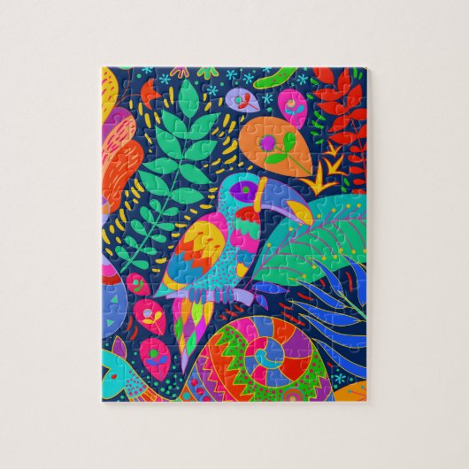 Puzzle Parrot de la Jungle australienne Kangaroo Koala (Vertical)