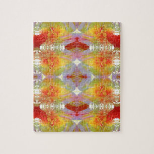Puzzle Parrot feathers