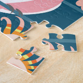 Puzzle Parrots de dessin : Motif mignon (Côté)