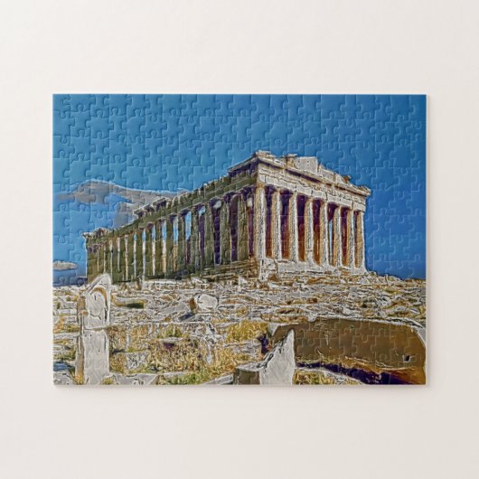 Puzzle Parthenon en Grèce (Horizontal)