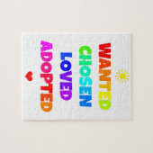 Puzzle Partie adoptée aimée choisie Recherchée de jour (Horizontal)