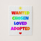 Puzzle Partie adoptée aimée choisie Recherchée de jour (Vertical)