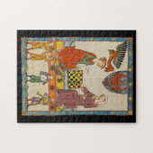 Puzzle Partie d'échecs Codex Manesse XIVe siècle (Horizontal)