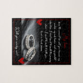 Puzzle Parties scintillant Anneaux Mariage Proposition Vo (Horizontal)