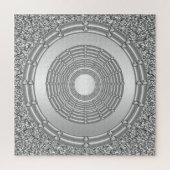 Puzzle Parties scintillant argent (Vertical)