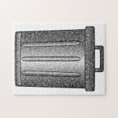 Puzzle Parties scintillant de déchets (Horizontal)