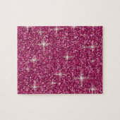 Puzzle Parties scintillant irisée rose (Horizontal)