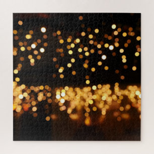 Puzzle Parties scintillant Noir d'or : Arrière - plan Abs