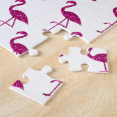 Puzzle Parties scintillant rose brillant motif (Côté)