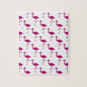 Puzzle Parties scintillant rose brillant motif (Vertical)