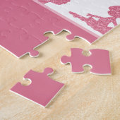 Puzzle Parties scintillant rose petite fille Ballerina Ba (Côté)
