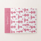Puzzle Parties scintillant rose petite fille Ballerina Ba (Horizontal)