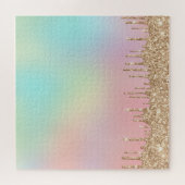 Puzzle Parties scintillant rose très difficile arc-en-cie (Horizontal)