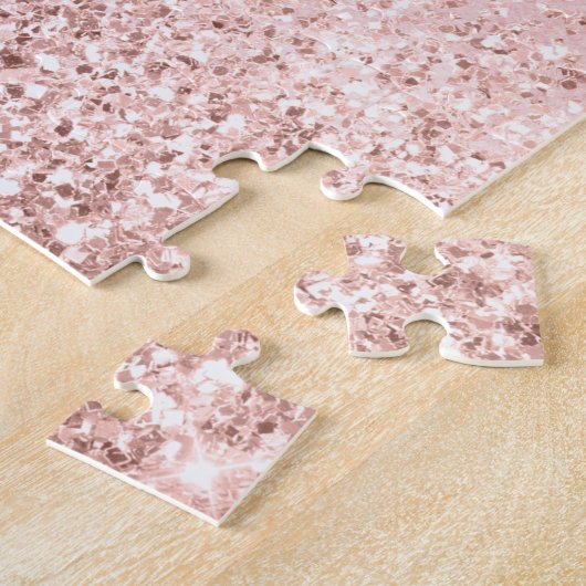 Puzzle Parties scintillant Unicorne rose rose rose fusée (Côté)