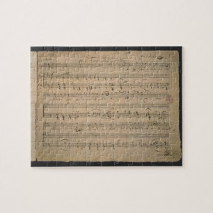 Puzzle Partition antique, Chanson du vieil homme, 1822