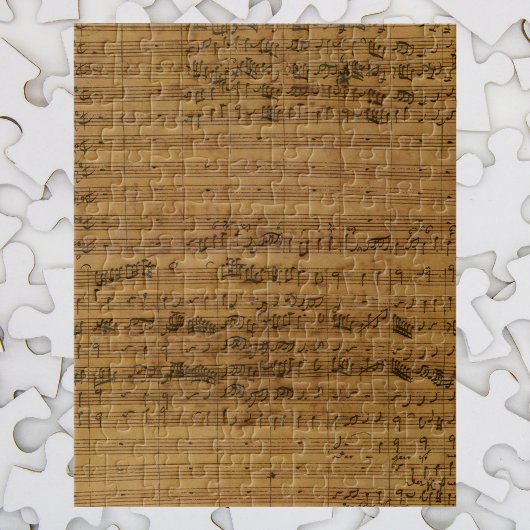Puzzle Partition vintage de Johann Sebastian Bach