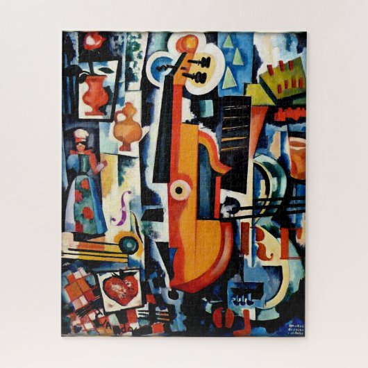 Puzzle Parto de Viola Bom Menage, Cubisme, (Vertical)