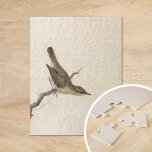 Puzzle Paruline Reed Wren | William Lewin<br><div class="desc">Paruline; Épluche de roseau (avant 1790) | Paruline de William Lewin; Reed Wren est un tableau délicat et détaillé qui présente une petite paruline brune perchée sur une branche contre un arrière - plan neutre minimaliste. Le rendu minutieux des plumes douces et de la forme mince de l’oiseau met en...</div>