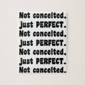 Puzzle Pas Concédé, Juste Parfait (Vertical)