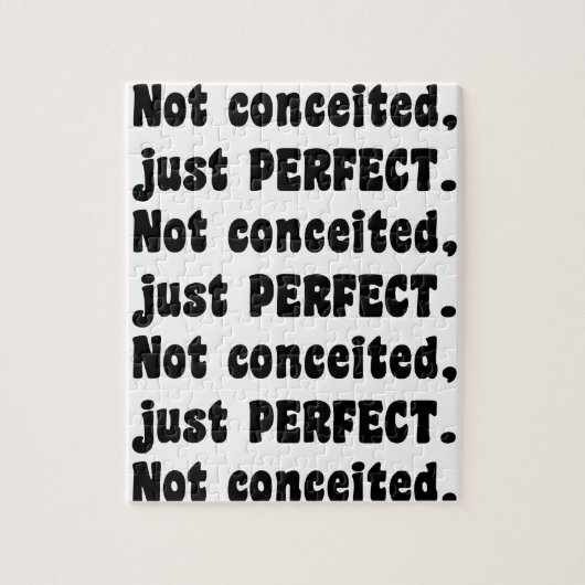 Puzzle Pas Concédé, Juste Parfait (Vertical)