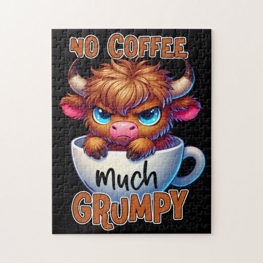Puzzle Pas de café beaucoup grincheux (Vertical)
