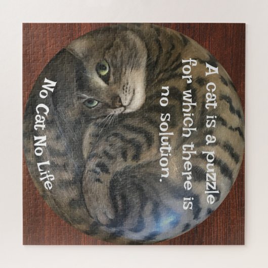 Puzzle Pas de chats, pas de vie (Horizontal)