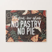 Puzzle Pas de pâtisserie Pas de devis à tarte (Horizontal)