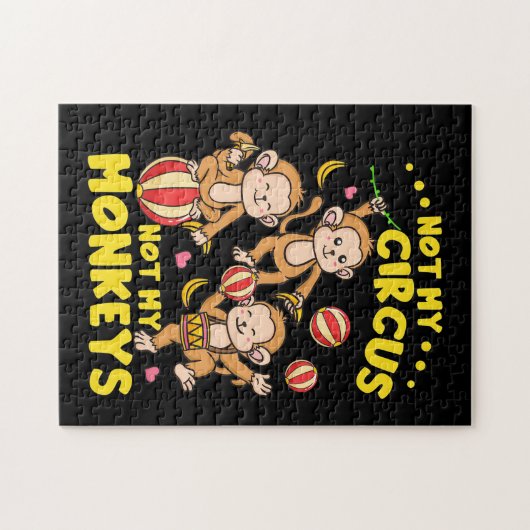 Puzzle Pas mes singes (Horizontal)