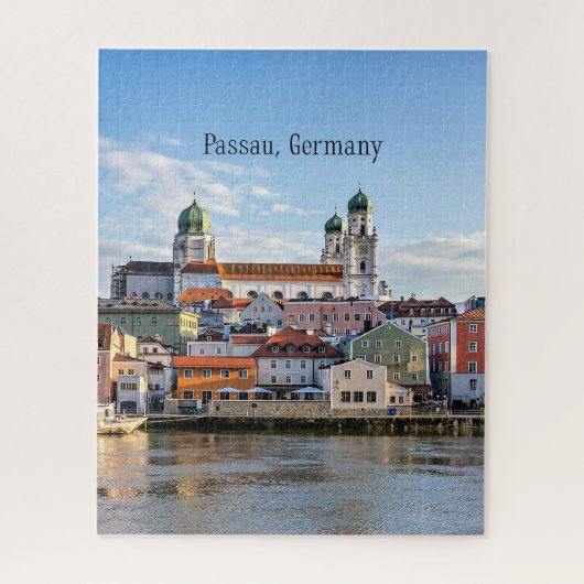 Puzzle Passau, Germany cityscape photograph (Vertical)