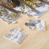 Puzzle Passe-photos de cerf blanc 11x14 avec boîte cadeau (Côté)