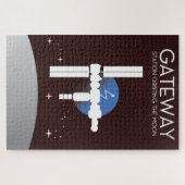Puzzle Passerelle - Station en orbite autour de la lune (Horizontal)