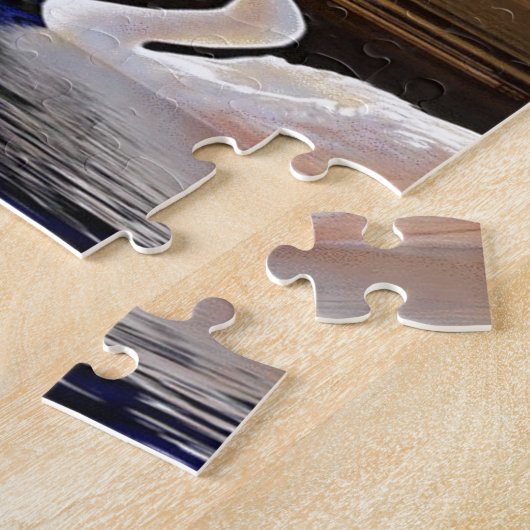 Puzzle Passez une bonne journée et une bonne nuit.argent (Côté)