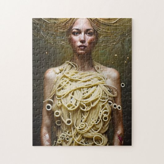 Puzzle Pasta Goddess (Vertical)
