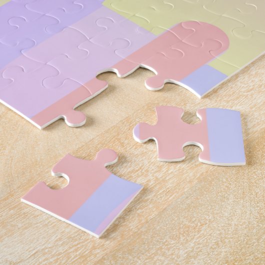 Puzzle Pastel à la crème glacée (Côté)