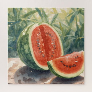 Puzzle Pastel à l'aquarelle de pastèque