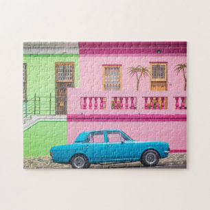 Puzzle Pastel Car & Building