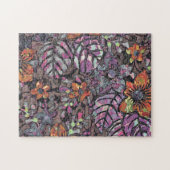 Puzzle Pastel Colours motif floral art numérique romantiq (Horizontal)