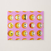 Puzzle pastel pink emoji (Horizontal)