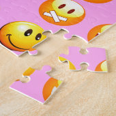 Puzzle pastel pink emoji (Côté)