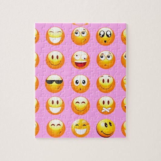 Puzzle pastel pink emoji (Vertical)
