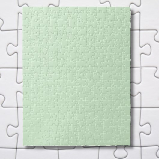 Puzzle Pastel Pistachio couleur solide | Classique | Élég