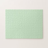 Puzzle Pastel Pistachio couleur solide | Classique | Élég (Horizontal)