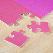 Puzzle Pastel Rainbow Color Strips Design (Côté)