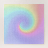 Puzzle Pastel Rainbow Swirl très difficile (Horizontal)