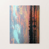 Puzzle Pastel Sunset sur l'eau (Vertical)