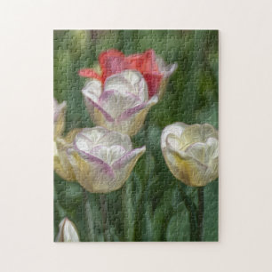Puzzle Pastel Tulips