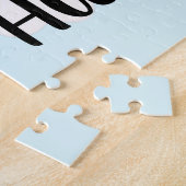 Puzzle Pastel Watercolor Rainbow Nom (Côté)