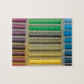 Puzzle pastels crétacé sur la couleur (Horizontal)